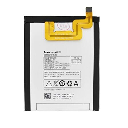 Lenovo Bl216 K6 Vibe Z K910 K910E Batarya Pil