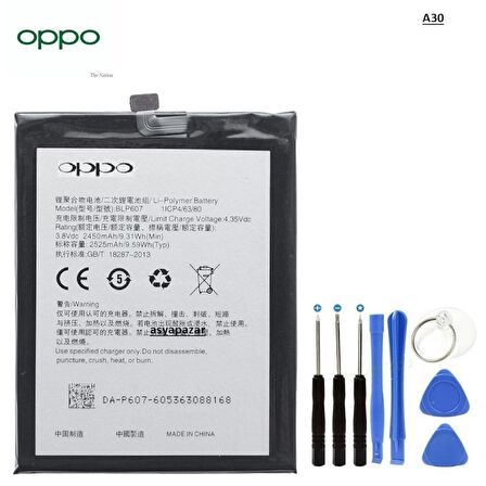 Oppo A30 Batarya Pil Blp607 ve Tamir Seti