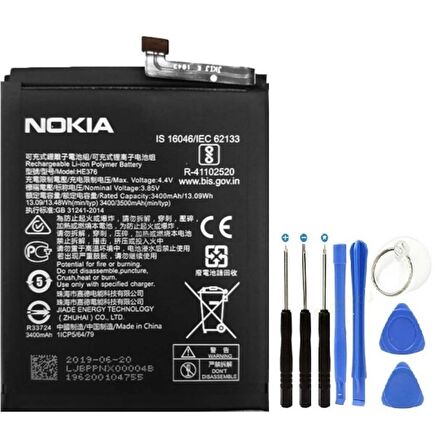 Nokia 3.1 Plus Batarya Pil He376 + Tamir Seti