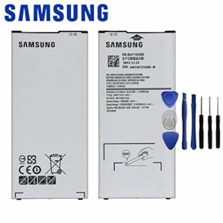 Samsung A7 A710 Pil Batarya Eb-Ba710Abe ve Tamir Seti