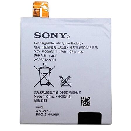 Sony Xperia T2 Ultra Pil Batarya Agpb012A001 ve Tamir Seti