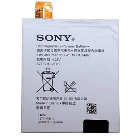Sony Xperia T2 Ultra Pil Batarya Agpb012A001 ve Tamir Seti