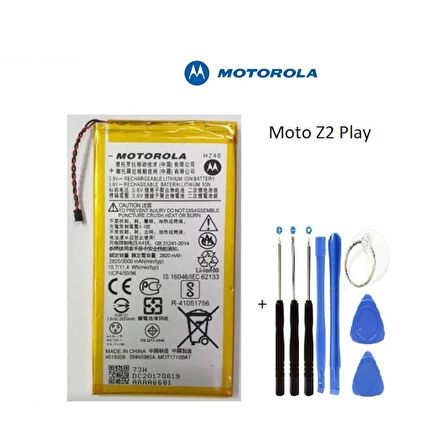 Motorola Z2 Play Xt1709 Xt1710 Hz40 Batarya Pil ve Tamir Seti