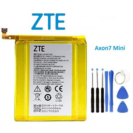 Zte Axon 7 Mini 5.2 Li3927T44P8H726044 Batarya Pil ve Tamir Seti