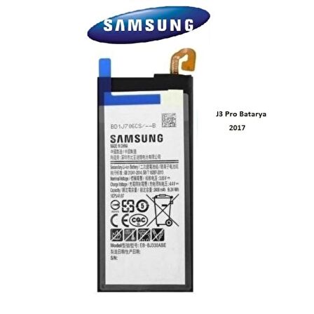Samsung J3 Pro J3 2017 Eb-Bj330Abe Batarya Pil