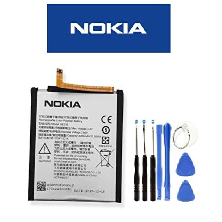 Nokia 6 N6-2017 Batarya Pil He335 3000 Mah