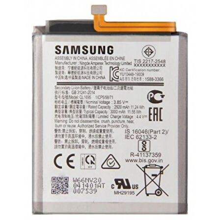 Samsung A01 Pil Batarya Sm-A015