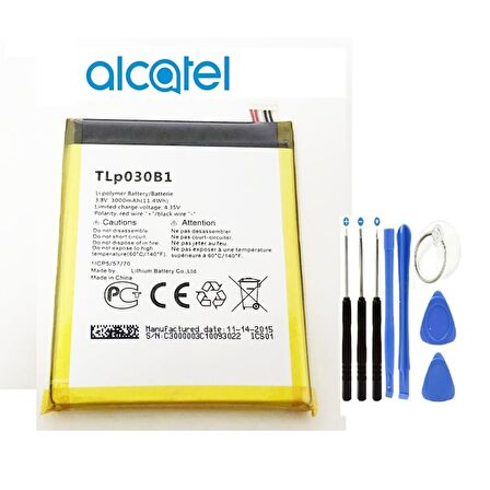 Alcatel Tlp030B1 Smart 4 Power 986N Batarya Pil ve Tamir Seti