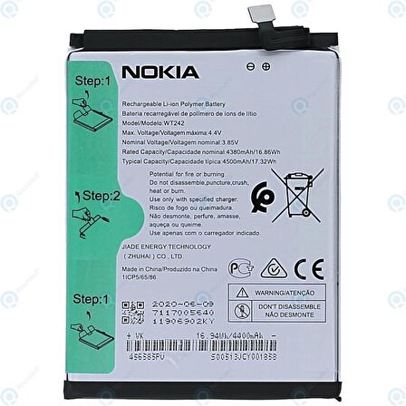 Nokia 2.4 Wt242 Pil Batarya