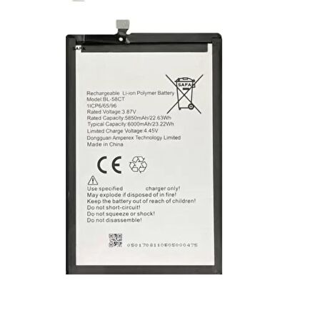 Tecno Spark 7 Pil Batarya BL-58BT