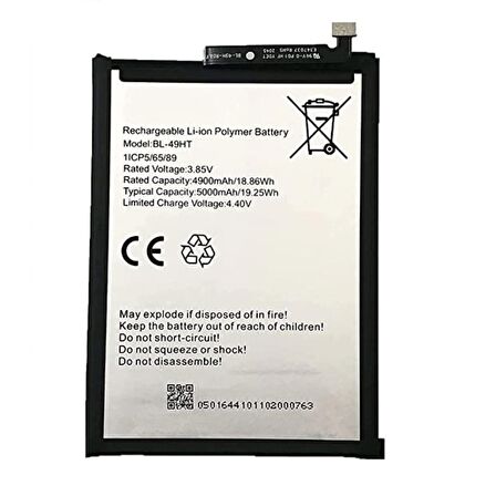 Tecno Spark 6 Pil Batarya KE7 BL-49HT