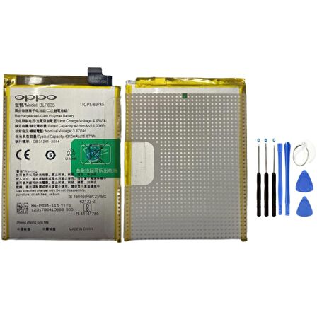 Oppo Reno 5 Lite Pil Batarya ve Tamir Seti BLP835