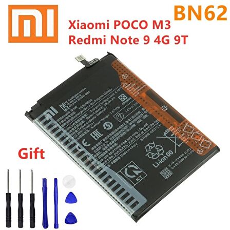 Redmi 9t Pil Batarya Bn62 + Tamir Seti