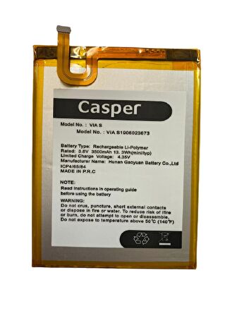CASPER VIA S PİL BATARYA 3500 mAh