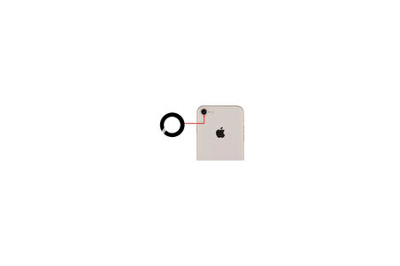 İPHONE 8 KAMERA LENS CAMI İPHONE 8G