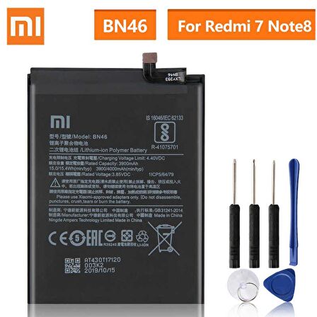 Xiaomi Redmi Note 8/ Redmi 7 Pil Batarya BN46 + Tamir Seti