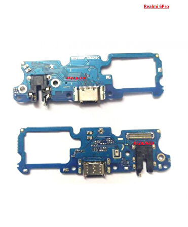 Oppo Realme 6 Pro Şarj Soket Mikrofon ve Kulaklık Soket Bordu