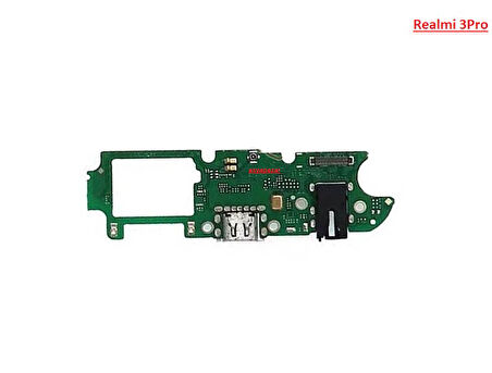 Oppo Realme 3 Pro Şarj Soket Mikrofon ve Kulaklık Soket Bordu