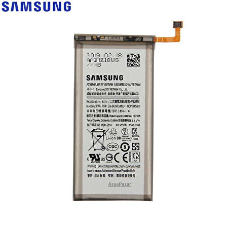 Servis Samsung S10 SM-BG973F Pil Batarya EB-BG973ABU - EB-BG973ABE