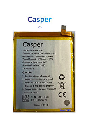 Casper G3 Pil Batarya 3180 mAh LBP13180049