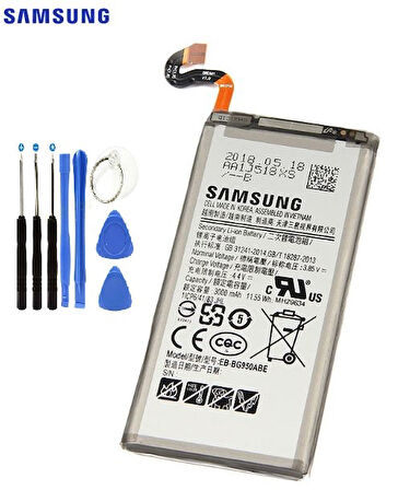 Samsung S8 Batarya Pil EB-BG950ABE +Tamir Setİ