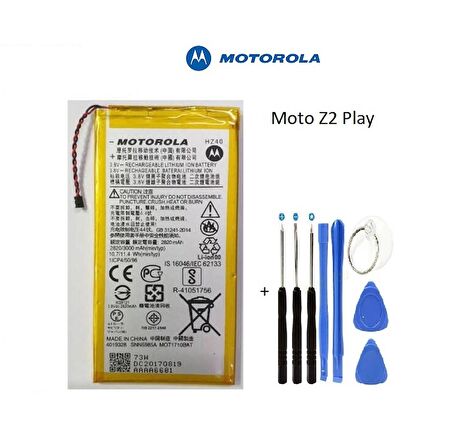 Motorola Z2 Play XT1709 XT1710 HZ40 Batarya Pil ve Tamir Seti