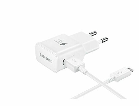 SAMSUNG HIZLI ŞARJ ALETİ VE MİCRO USB ŞARJ KABLOSU