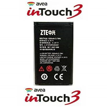 Avea intouch 3 ZTE Pil Batarya