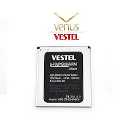 Vestel Venüs E2 Plus Pil Batarya 2350mAh