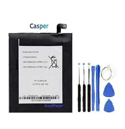 Casper Via A3 Pil Batarya TPJ18H13P ve Tamir Seti