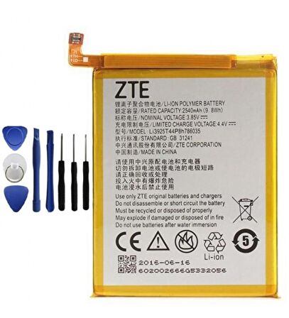 ZTE V7 Lite Pil Batarya Li3825T43P3H736037 ve Tamir seti
