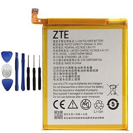 ZTE Blade BA910 Pil Batarya Li3925T44P8h786035 ve Tamir set
