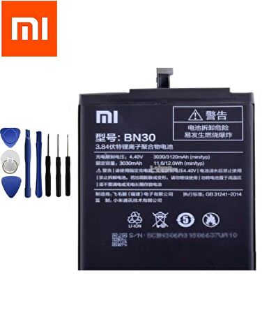 Xiaomi Redmi Mi 4A Pil Batarya BN30 ve Tamir Seti