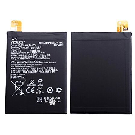 Asus Zenfone Zoom S Pil Batarya C11P1612