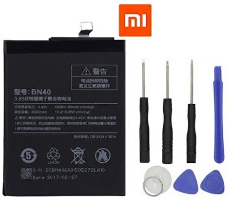 Xiaomi Mi Redmi 4 Pro/Prime Pil Batarya BN40 ve Tamir Seti