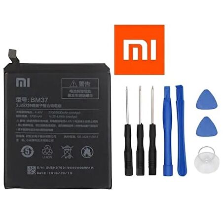 Xiaomi Mi 5S Plus Pil Batarya BM37 ve Tamir Seti %100