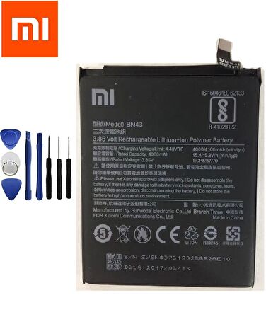 Xiaomi Redmi Note 4X Pil Batarya BN43 ve Tamir Seti