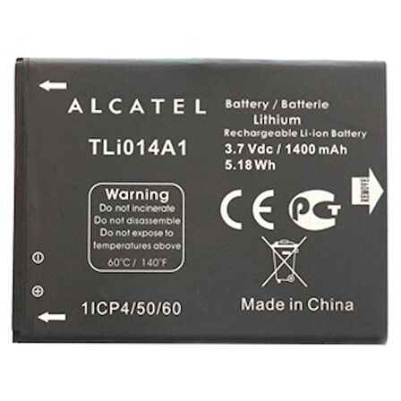 Alcatel One Touch 4010 OT-5020 -5040 TLi014A1 Batarya Pil