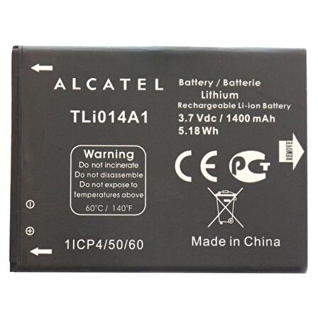 Alcatel One Touch 4010 OT-5020 -5040 TLi014A1 Batarya Pil