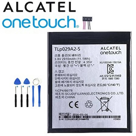 Alcatel İdol 3 5.5 TLp029A2-S Pil Batarya ve Tamir Seti