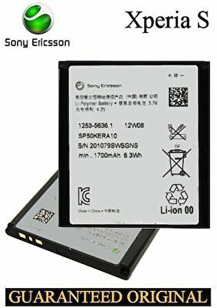 Sony Xperia S Lt26i BA800 Pil Batarya Pil SP50KERA10 Orjinal