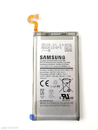 Samsung S9 Pil Batarya G960 EB-BG960ABA ve Tamir Seti