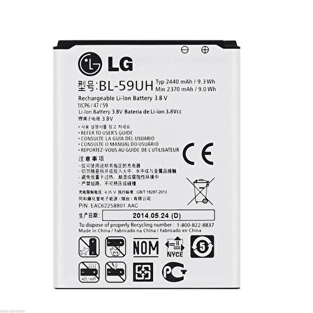 Lg Optimus L70 Pil Batarya D320 BL-52UH