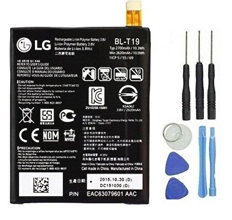 Lg Nexus 5X Pil Batarya H791 BL-T19 ve Tamir Seti