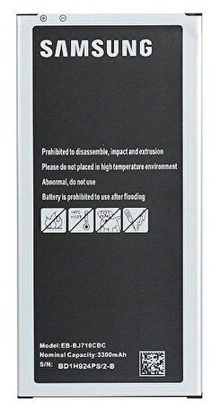 Samsung J7 2016 Pil Batarya J710 EB-BJ710CBE 3300mAh