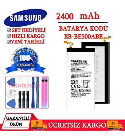 Samsung E5 Pil Batarya E500 EB-BE500ABE  ve Tamir Seti