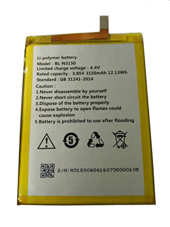 Reeder P10 BL-N3150 Batarya Pil ve Tamir Seti