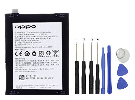 Oppo R7 Plus Pil Batarya BLP599 ve Tamir Seti