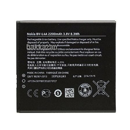 Nokia Lumia 535-635- 830 Pil Batarya BV-L4A