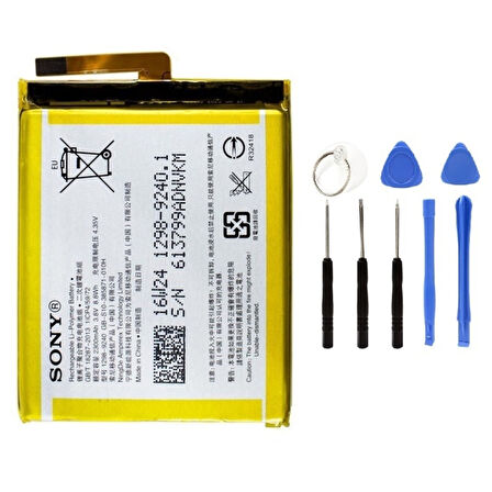 Sony Xperia E5 / XA Batarya Pil LIS1618ERPC ve Tamir Seti